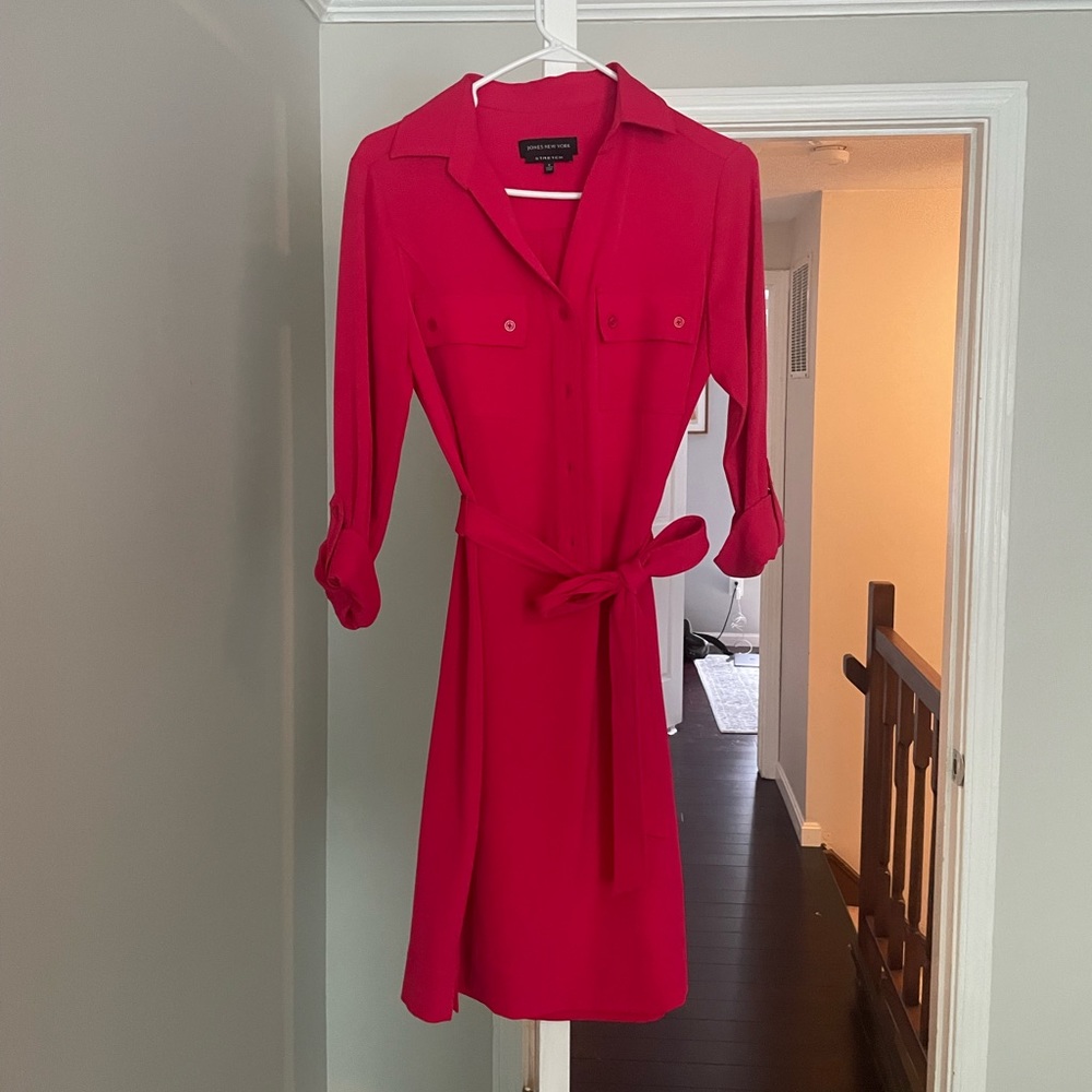 Poppy Red Work Dress